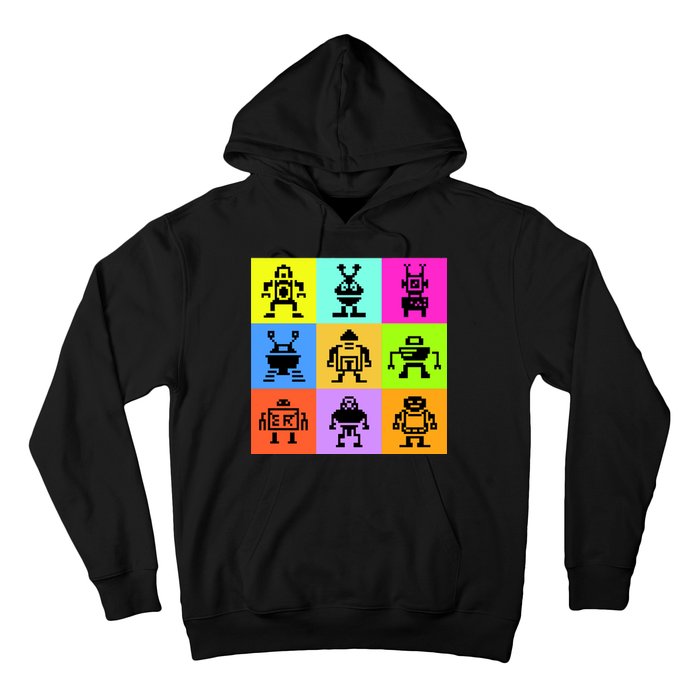 Pixelated Robot Collection Hoodie