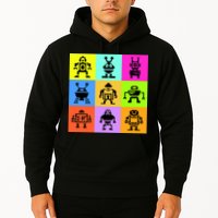 Pixelated Robot Collection Hoodie