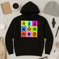 Pixelated Robot Collection Hoodie