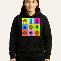 Pixelated Robot Collection Hoodie