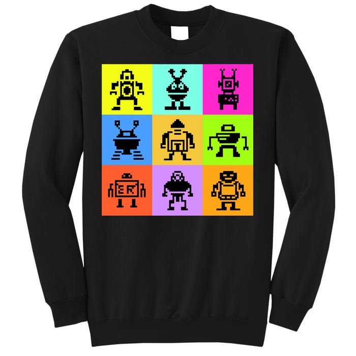 Pixelated Robot Collection Sweatshirt