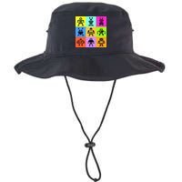 Pixelated Robot Collection Bucket Hat