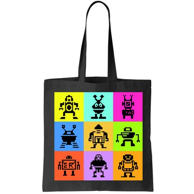 Pixelated Robot Collection Bag