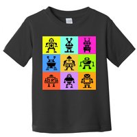 Pixelated Robot Collection Toddler T-Shirt