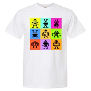 Pixelated Robot Collection Garment-Dyed Heavyweight T-Shirt