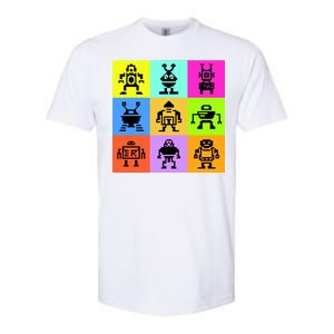 Pixelated Robot Collection Softstyle CVC T-Shirt