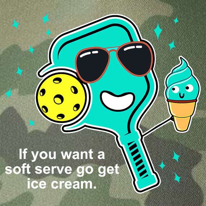 Pickleball If You Want A Soft Serve Go Get Ice Cream Funny Legacy Tie Dye Trucker Hat