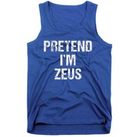 Pretend Im Zeus Costume Greek God Halloween Party Tank Top