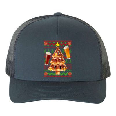 Pizza and Beer Ugly Christmas Sweater Yupoong Adult 5-Panel Trucker Hat