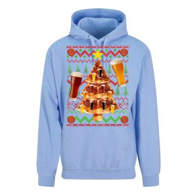 Pizza and Beer Ugly Christmas Sweater Unisex Surf Hoodie