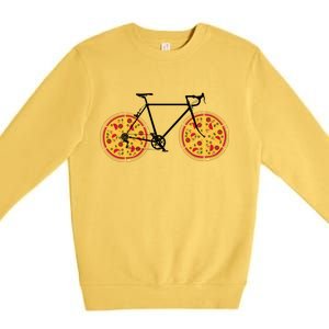 Pizza Bicycle  Premium Crewneck Sweatshirt