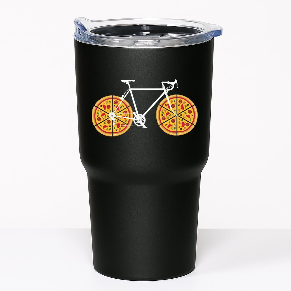 Pizza Bicycle  Tumbler
