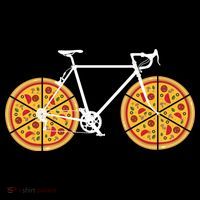Pizza Bicycle  Mousepad