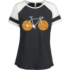 Pizza Bicycle  Enza Ladies Jersey Colorblock Tee