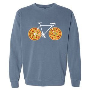 Pizza Bicycle  Garment-Dyed Sweatshirt