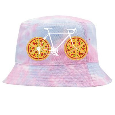 Pizza Bicycle  Tie-Dyed Bucket Hat