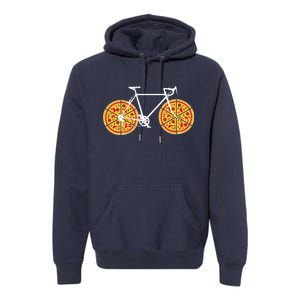 Pizza Bicycle  Premium Hoodie