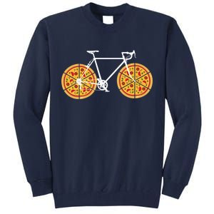 Pizza Bicycle  Tall Sweatshirt