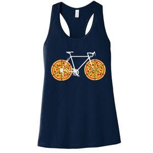 Pizza Bicycle  Women's Racerback Tank