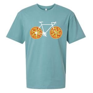 Pizza Bicycle  Sueded Cloud Jersey T-Shirt