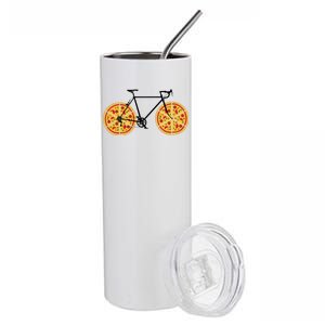 Pizza Bicycle  Stainless Steel Tumbler