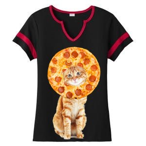 Pizza Cat Ladies Halftime Notch Neck Tee