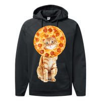 Pizza Cat Performance Fleece Hoodie