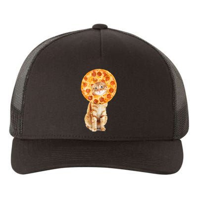 Pizza Cat Yupoong Adult 5-Panel Trucker Hat