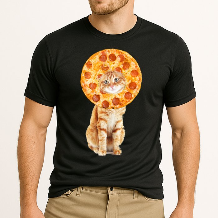 Pizza Cat Cooling Performance Crew T-Shirt