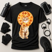 Pizza Cat Cooling Performance Crew T-Shirt