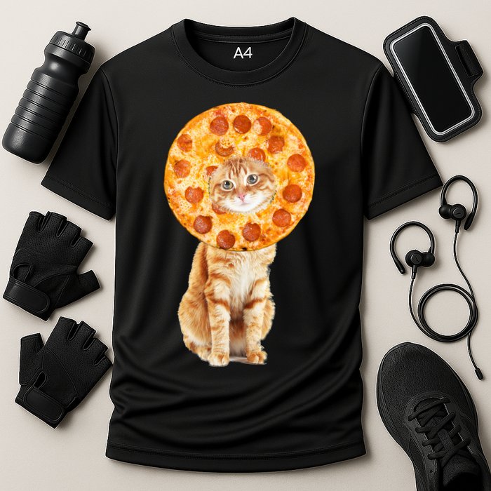 Pizza Cat Cooling Performance Crew T-Shirt
