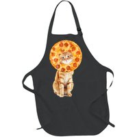 Pizza Cat Full-Length Apron With Pockets