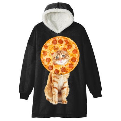 Pizza Cat Hooded Wearable Blanket