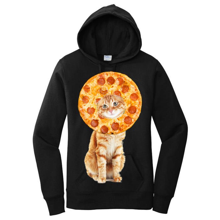 Pizza Cat Women's Pullover Hoodie