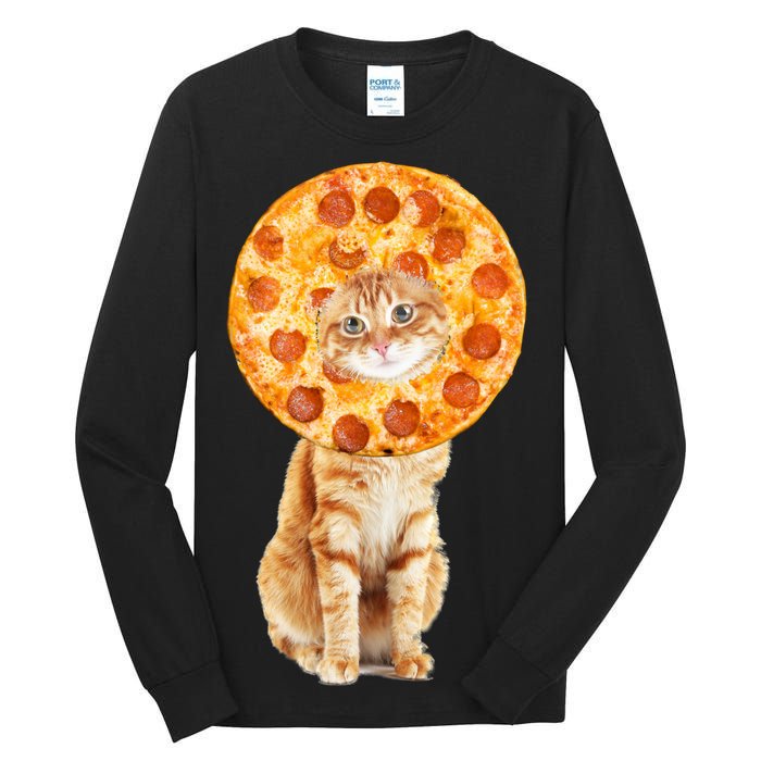 Pizza Cat Tall Long Sleeve T-Shirt