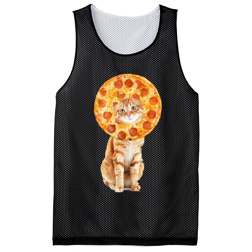 Pizza Cat Mesh Reversible Basketball Jersey Tank