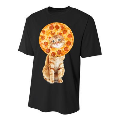 Pizza Cat Youth Performance Sprint T-Shirt