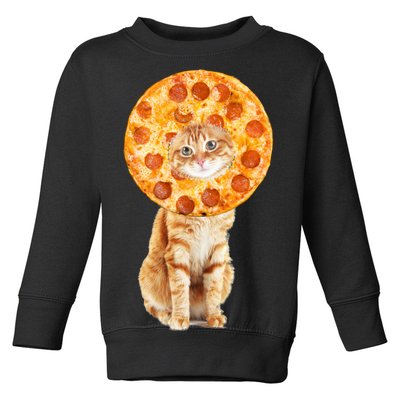 Pizza Cat Toddler Sweatshirt