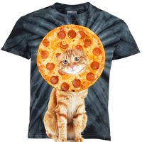 Pizza Cat Kids Tie-Dye T-Shirt