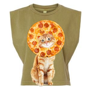 Pizza Cat Garment-Dyed Women's Muscle Tee