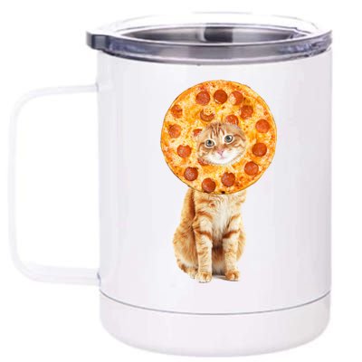 Pizza Cat 12 oz Stainless Steel Tumbler Cup