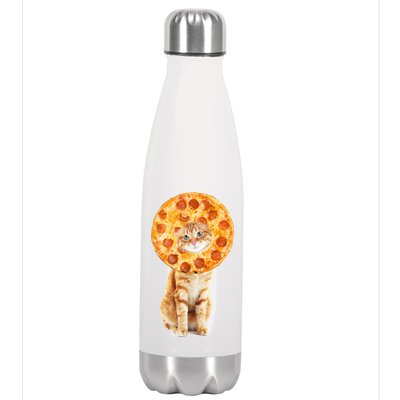 Pizza Cat Stainless Steel Insulated Water Bottle