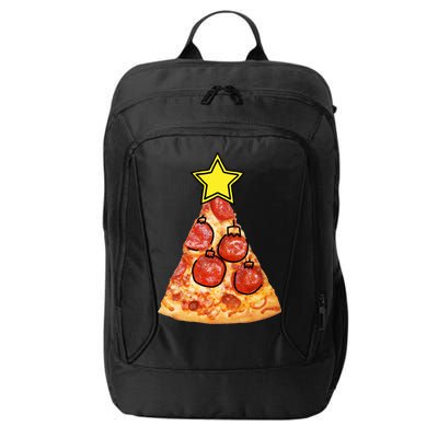 Pizza Christmas Tree Star City Backpack