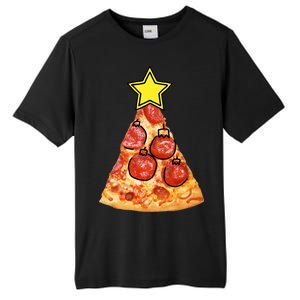 Pizza Christmas Tree Star Tall Fusion ChromaSoft Performance T-Shirt