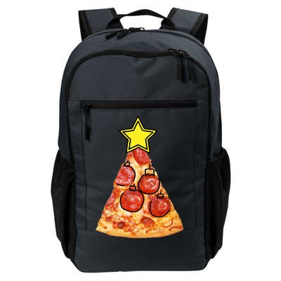 Pizza Christmas Tree Star Daily Commute Backpack