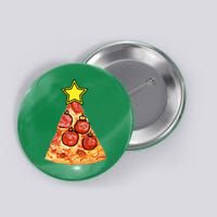 Pizza Christmas Tree Star Button