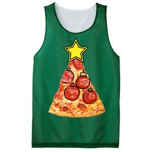 Pizza Christmas Tree Star Mesh Reversible Basketball Jersey Tank