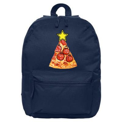 Pizza Christmas Tree Star 16 in Basic Backpack