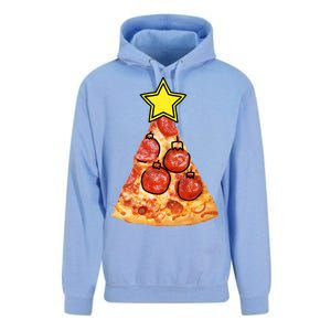 Pizza Christmas Tree Star Unisex Surf Hoodie