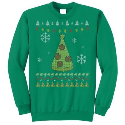 Pizza Christmas Tree Ugly Sweatshirt